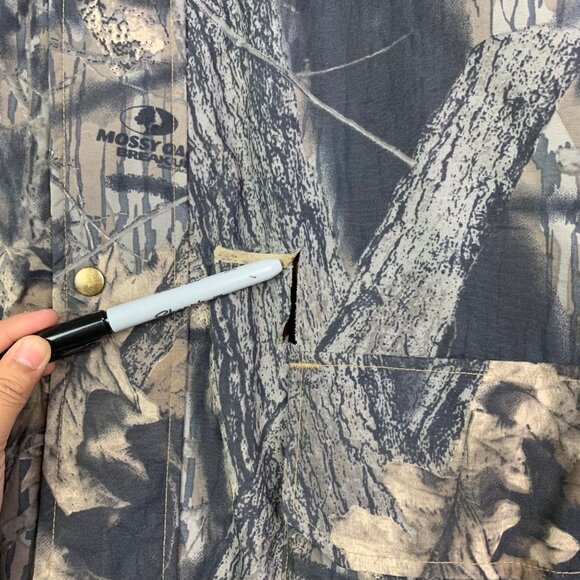 Vintage Columbia Camo Real Tree Jacket Mossy Oak Hunting Outdoor Jacket Sz 2XL T - Picture 3 of 12